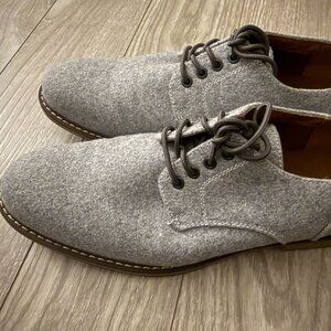 Grey Dress Shoes. Size 10.